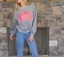 Load image into Gallery viewer, Simply Southern-Mama Sequin Sweatshirt