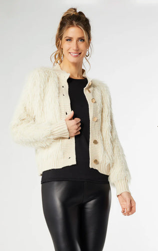 Coco+Carmen-Adina Faux Cardigan Buttercream