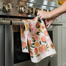 Load image into Gallery viewer, Peach Blossom Tea Towel