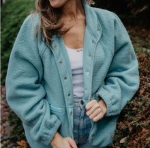 Load image into Gallery viewer, KaityDid-Mint Fleece Jacket
