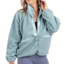 Load image into Gallery viewer, KaityDid-Mint Fleece Jacket