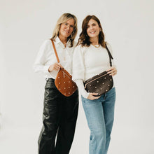 Load image into Gallery viewer, Chic Gold Studded Westlyn Bum Bag