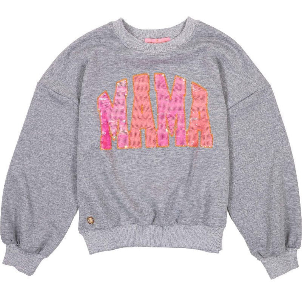 Simply Southern-Mama Sequin Sweatshirt