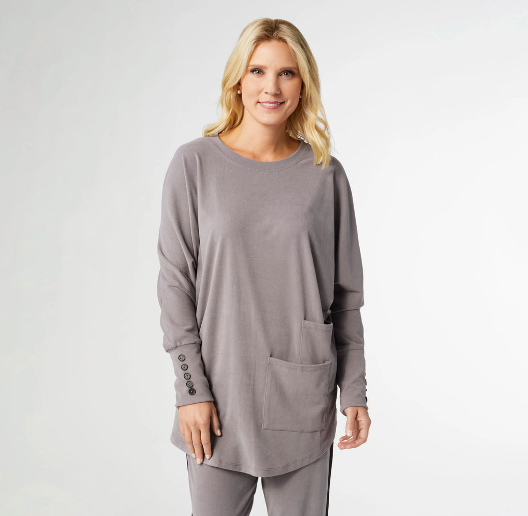 Coco+Carmen-Weekend Brushed Double Pocket with Wrist Buttons