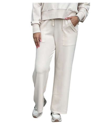 Simply Southern-Cream Flare Pant