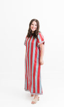 Load image into Gallery viewer, Alabama Stipe Marisol Caftan MD