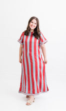 Load image into Gallery viewer, Alabama Stipe Marisol Caftan MD
