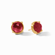 Load image into Gallery viewer, Honey Stud- Iridescent Ruby Red