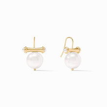 Load image into Gallery viewer, Bamboo Pearl Earring
