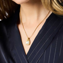 Load image into Gallery viewer, Sahara Solitaire Necklace- Iridescent Clear Crystal