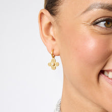 Load image into Gallery viewer, Corinth Hoop and Charm Earing- Pearl