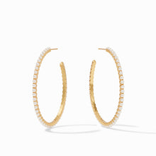 Load image into Gallery viewer, Juliet Hoop Pearl