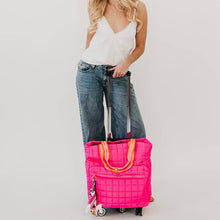 Load image into Gallery viewer, Tenley Quilted Tote Roller Bag